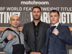 Kiko Martinez says he is confident he'll knockout Josh Warrington in their rematch on Saturday night Photo Credit: Mark Robinson/Matchroom Boxing