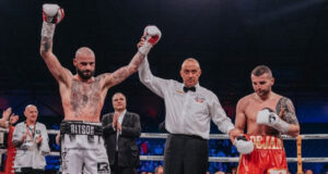 Lewis Ritson celebrates after beating Dejan Zlaticanin in Newcastle Photo Credit: Probellum