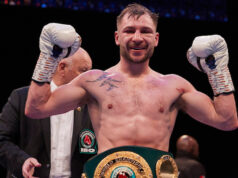 Maxi Hughes makes a maiden defence of his IBO lightweight crown against Ryan Walsh on Saturday night Photo Credit: Mark Robinson/Matchroom Boxing