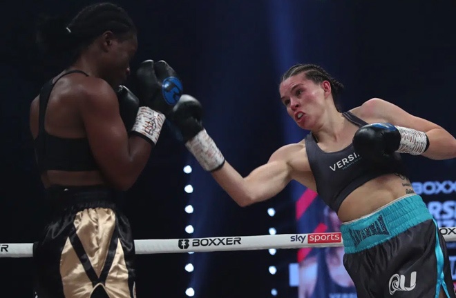 Marshall saw off Muzeya in two rounds in October Photo Credit: Lawrence Lustig/BOXXER