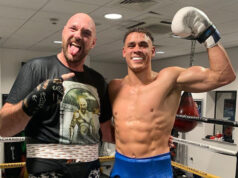 There had been reports that Fury had not been looking great in sparring (Photo Credit: Instagram @davidnyika)