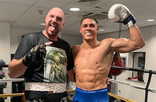 There had been reports that Fury had not been looking great in sparring (Photo Credit: Instagram @davidnyika)