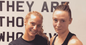 Lauren Parker has been sparring Ebanie Bridges ahead of her world title fight on Saturday Photo Credit: Instagram @laurenparkerboxer