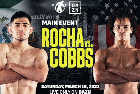 Alexis Rocha faces Blair Cobbs in a welterweight battle in Los Angeles on Saturday night Photo Credit: Golden Boy Promotions
