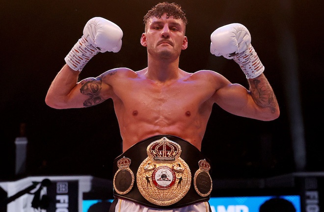 Wood defends his WBA title for the first time Photo Credit: Mark Robinson/Matchroom Boxing