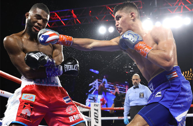 Zayas saw off LaVallais by unanimous decision Photo Credit: Mikey Williams/Top Rank via Getty Images