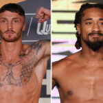 Zach Parker clashes with Demetrius Andrade in Derby on May 21 Photo Credit: Queensberry Promotions/Ed Mulholland/Matchroom