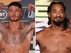 Zach Parker clashes with Demetrius Andrade in Derby on May 21 Photo Credit: Queensberry Promotions/Ed Mulholland/Matchroom