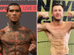 Conor Benn takes on Chris van Heerden in Manchester on Saturday Photo Credit: Mark Robinson/Matchroom Boxing/Instagram: @chrisvanheerden001