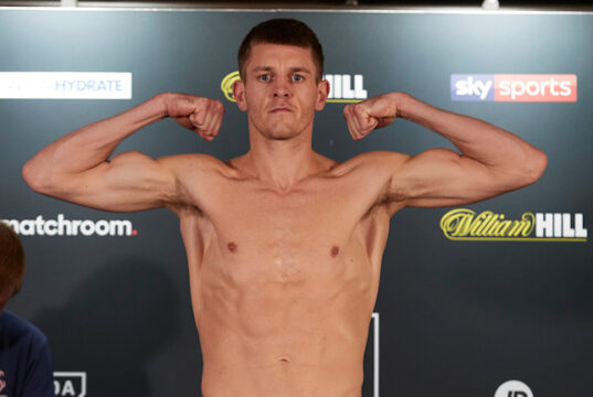 Gavin Gwynne added the British lightweight title to his Commonwealth crown with a points win over Luke Willis in London on Friday Photo Credit: Mark Robinson/Matchroom Boxing