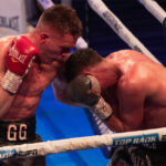 Gwynne stopped McComb to become Commonwealth champion Photo Credit: MTK Global