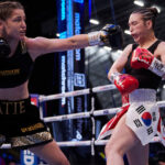 Han was beaten by Taylor in September Photo Credit: Mark Robinson/Matchroom Boxing
