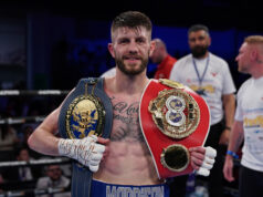 Jason Cunningham successfully defended his European and IBF International super bantamweight titles after stopping Terry Le Couviour Photo Credit: Queensberry Promotions