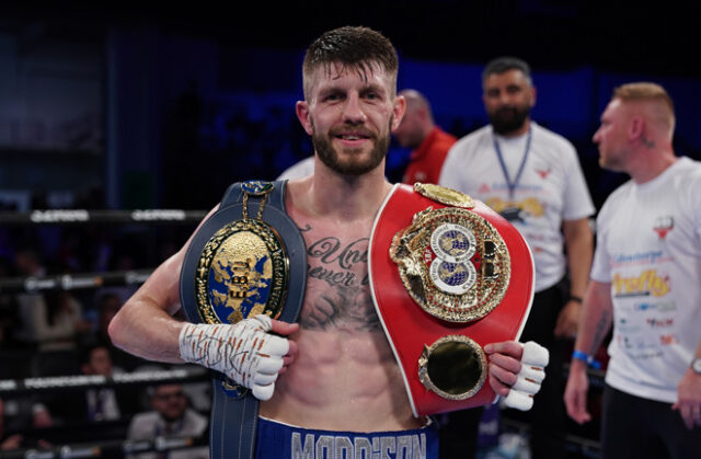 Jason Cunningham successfully defended his European and IBF International super bantamweight titles after stopping Terry Le Couviour Photo Credit: Queensberry Promotions