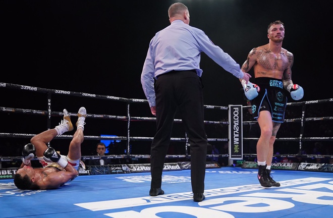 Parker stopped Morrison in four rounds in November.  Photo: Queensberry Promotions