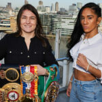 Taylor’s undisputed lightweight titles are at stake against Serrano Photo Credit: Mark Robinson/Matchroom Boxing
