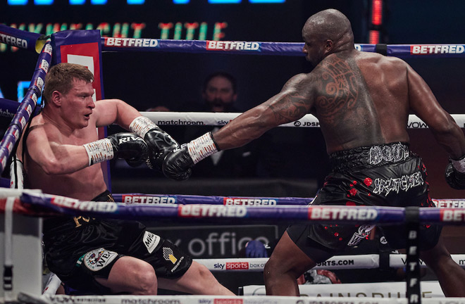 Whyte gained revenge over Povetkin in their rematch last March Photo Credit: Mark Robinson/Matchroom Boxing