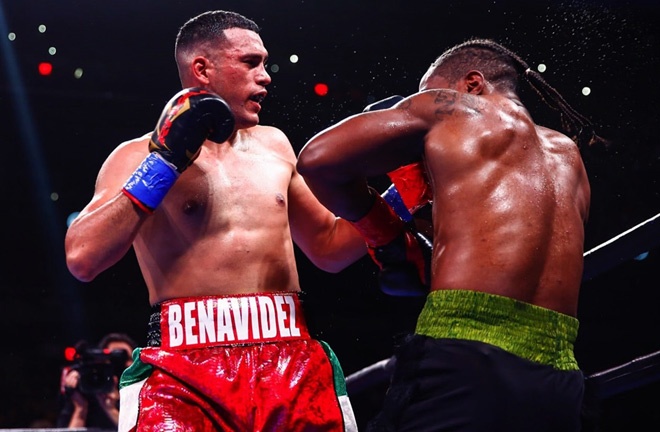 Benavidez stopped Davis in seven rounds in November Photo Credit: Stephanie Trapp/SHOWTIME