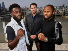 Joshua Buatsi faces Craig Richards at the O2 Arena on Saturday, live on DAZN Photo Credit: Mark Robinson/Matchroom Boxing