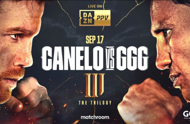 Canelo Alvarez will face Gennady Golovkin in a trilogy on September 17 Photo Credit: Matchroom Boxing