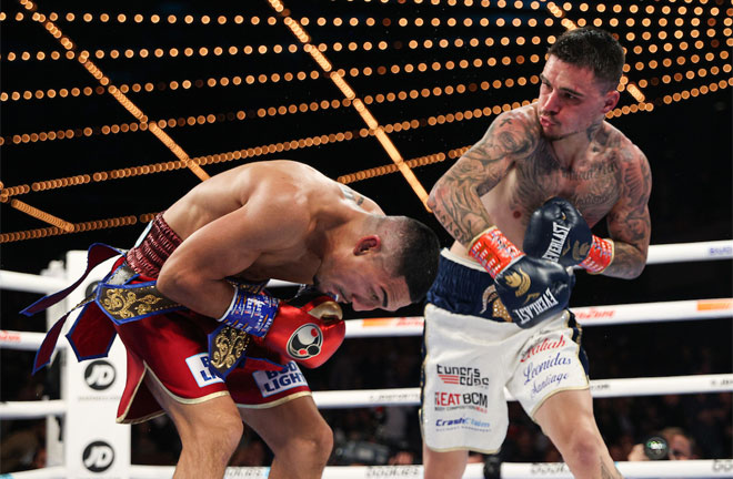 Kambosos Jr pulled off a stunning upset against Lopez Photo Credit: Ed Mulholland/Matchroom