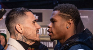 George Kambosos Jr and Devin Haney clash on Sunday for the undisputed lightweight championship in Melbourne Photo Credit: Darren Burns