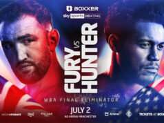 Hughie Fury will face Michael Hunter at the AO Arena, Manchester on July 2 on Sky Sports Photo Credit: BOXXER