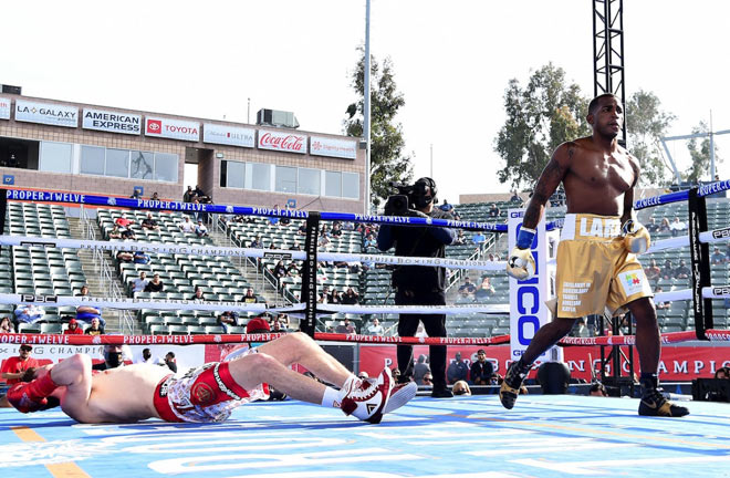 Lara destroyed LaManna in a round last May Photo Credit: Frank Micelotta/FOX Sports/Picture Group