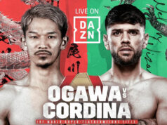 Kenichi Ogawa defends his IBF super featherweight world title against Joe Cordina in Cardiff on Saturday Photo Credit: Matchroom Boxing