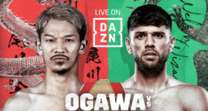 Kenichi Ogawa defends his IBF super featherweight world title against Joe Cordina in Cardiff on Saturday Photo Credit: Matchroom Boxing