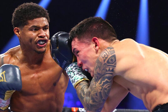 Stevenson was too much for Valdez Photo Credit: Top Rank Boxing.