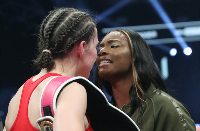 Claressa Shields and Savannah Marshall are on course to settle their grudge in September Photo Credit: Lawrence Lustig / BOXXER