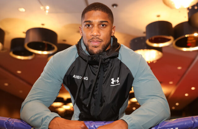 Anthony Joshua is gearing up to face Oleksandr Usyk in a rematch on August 20 in Saudi Arabia Photo Credit: Mark Robinson/Matchroom Boxing