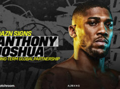 Anthony Joshua has signed a deal with DAZN, ending his long-term association with Sky Sports Photo Credit: DAZN