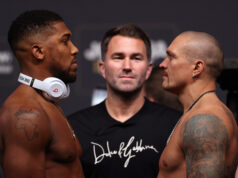 Eddie Hearn wants to see Anthony Joshua use more of his attributes against Oleksandr Usyk in their rematch on August 20 Photo Credit: Eddie Keogh/Matchroom Boxing