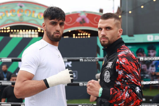 Adam Azim faces Anthony Loffet in Coventry on Saturday Photo Credit: Lawrence Lustig / BOXXER