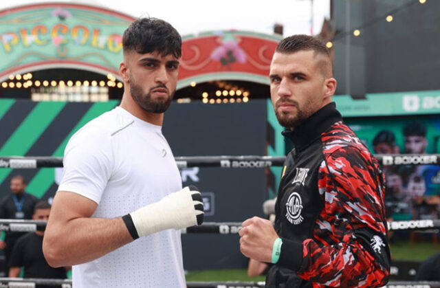 Adam Azim faces Anthony Loffet in Coventry on Saturday Photo Credit: Lawrence Lustig / BOXXER