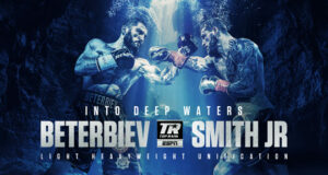 Artur Beterbiev faces Joe Smith in a WBC, IBF and WBO light heavyweight unification showdown in New York on Saturday Photo Credit: Top Rank Boxing