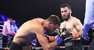 Artur Beterbiev blew away Joe Smith Jr in two rounds in their world light heavyweight unification clash in New York Photo Credit: Mikey Williams / Top Rank via Getty Images