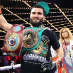 Beterbiev now holds the WBC, IBF and WBO light heavyweight titles Photo Credit: Mikey Williams / Top Rank via Getty Images