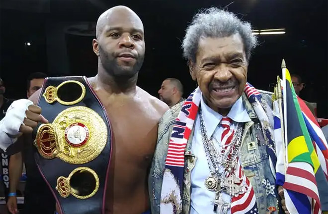 WBA champion, Bryan alongside promoter Don King Photo Credit: wbaboxing.com