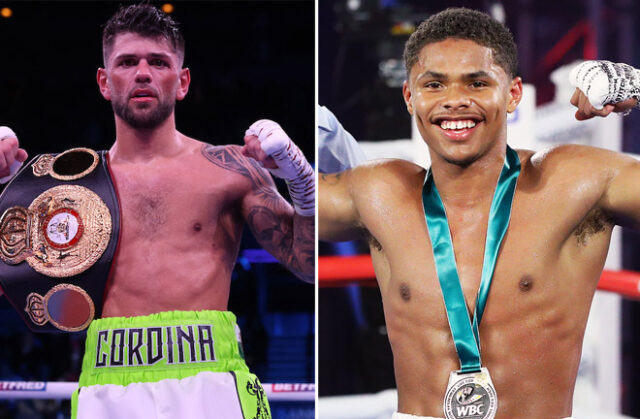 Victory for Joe Cordina on Saturday could lead to a dream showdown with Shakur Stevenson Photo Credit: Mark Robinson/Matchroom Boxing/Mikey Williams/ Top Rank