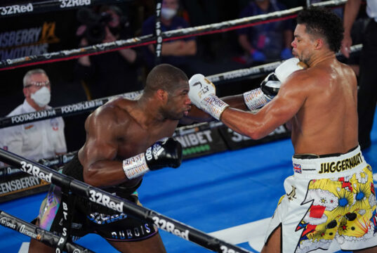 Daniel Dubois is targeting a rematch against Joe Joyce Photo Credit: Queensberry Promotions
