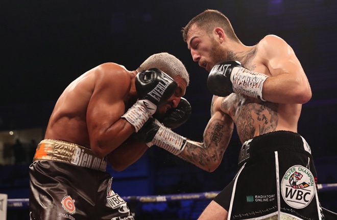 Eggington returns after an epic fight with Jkitou in September Photo Credit: Lawrence Lustig/Hennessy Sports