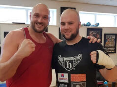 Tyson Fury consoled cousin, Nathan Gorman after his loss to Daniel Dubois Photo Credit: Instagram @nathangorman96