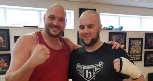 Tyson Fury consoled cousin, Nathan Gorman after his loss to Daniel Dubois Photo Credit: Instagram @nathangorman96