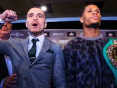 George Kambosos Jr has activated his rematch clause to face Devin Haney again Photo Credit: Mikey Williams/Top Rank via Getty Images