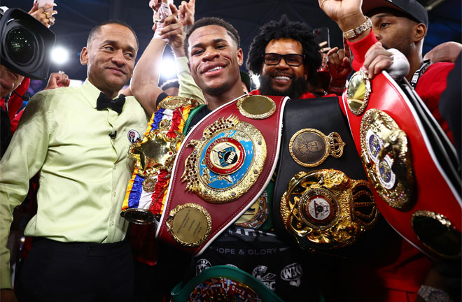 Haney became undisputed lightweight champion earlier this month Photo Credit: Mikey Williams / Top Rank via Getty Images