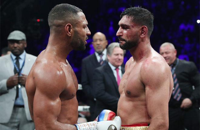 Khan retired following defeat to Brook in February Photo Credit: Lawrence Lustig / BOXXER