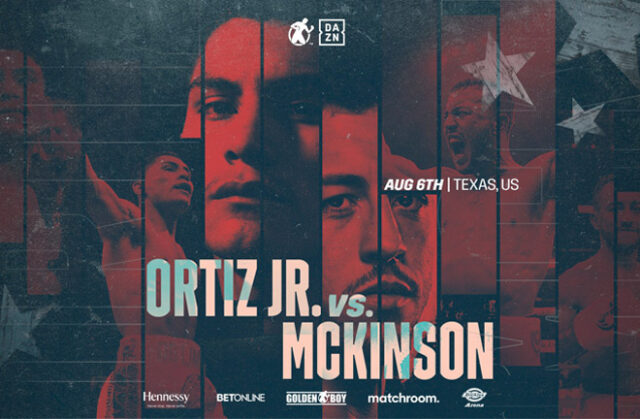Vergil Ortiz Jr will meet Michael McKinson in Texas on August 6 Photo Credit: Golden Boy Promotions